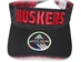 Huskers Embroidered Visor - Black - HT-89185