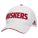 Adidas Huskers Adjustable White Cap - HT-89177