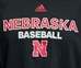 Adidas Nebraska Baseball Tee - Black - AT-C5057