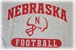 Adidas Nebraska Football Helmet Tee - Gray - AT-80027