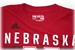 Adidas Nebraska Huskers Big Pattern Tee - Red - AT-80021