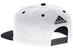 Adidas Nebraska White N Black Flat Brim Cap - HT-96033