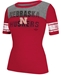 Adidas Red Women's Sports Tee - AT-71093