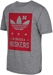 Adidas Vintage Logo Nebraska Huskers Tee - Grey - AT-80030