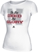 Adidas White Deed &amp; Glory Women's Tee - AT-71111