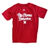 Adidas Youth Huskers Red Burns Brighter Tee Nebraska Cornhuskers, Nebraska  Youth, Huskers  Youth, Nebraska  Kids, Huskers  Kids, Nebraska Adidas Youth Burns Brighter Tee, Huskers Adidas Youth Nebraska Adidas Youth Burns Brighter Tee