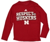 Adidas Youth Long Sleeve Respect Huskers Tee Nebraska Cornhuskers, Nebraska  Youth, Huskers  Youth, Nebraska  Long Sleeve, Huskers  Long Sleeve, Nebraska  Kids, Huskers  Kids, Nebraska Adidas Youth L/S Respect Huskers Tee, Huskers Adidas Youth L/S Respect Huskers Tee