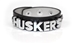 Beaded Huskers Black Snakeskin Cuff Bracelet - DU-91016