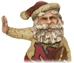 Bert Anderson Running Husker Santa Figurine - OD-40985