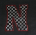 Black Checkerboard Bling Tee - AT-71124
