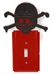 Black N Red Blackshirt Light Switch Plate - OD-79573