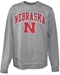 Classic Grey Crew Nebraska  Sweatshirt - AS-70165