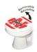 Classic N-Huskers Rounded Toilet Seat "Tattoo" - BM-A9418