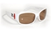 College Bombshell White Sunglasses - DU-74071