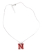 Crystal N Pendant Necklace - DU-A4241