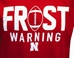 Frost Warning Nebraska Football Tee - AT-B6257