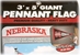 Giant Pennant Flag - FW-76006