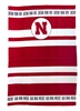 Go Big Red Striped Tea Towel Nebraska Cornhuskers, Nebraska  Kitchen & Glassware, Huskers  Kitchen & Glassware, Nebraska Nebraska Tea Towel, Huskers Handmade Nebraska Tea Towel