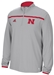 Grey Adidas 1/4 Zip Huskers Sideline Long Sleeve Knit - AW-83003