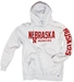 Grey Russell Hoody w/ front and sleeve print - AS-70131
