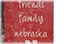 Husker Friends and Family Picture Frame - OD-86005