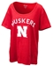 Huskers Disco Scoop Vivacious Tee - AT-A9332