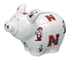 Huskers Piggy Bank Nebraska cornhuskers, husker football, nebraska merchandise, husker merchandise, husker piggy bank