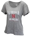 Huskers Roaring Scoop Triblend Tee - AT-A9345