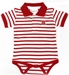 Infant Collared Huskers Striped Creeper - CH-75177