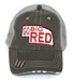 Jeweled Go Big Red State Truckers Cap - HT-79161