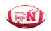 Jr. Rubber Football with New N Husker Logo - BL-61108