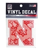 Lace Nebraska N Decal Nebraska Cornhuskers, Nebraska Stickers Decals & Magnets, Huskers Stickers Decals & Magnets, Nebraska Lace N Decal, Huskers Lace N Decal