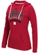 Ladies Adidas Banner Husker Nation Crewdy - Red - AS-81028