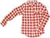 Ladies Boyfriend Fit Plaid Shirt-Red - AT-60167