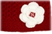 Ladies Red Flower Knit Hat - HT-79191