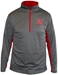 Mens Charcoal 1/4 Zip Pullover - AS-77049