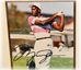 Michael Jordan Autographed Framed Golfing Print - OK-04969