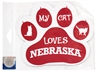 My Cat Loves Nebraska Magnet Nebraska Cornhuskers, Nebraska Vehicle, Huskers Vehicle, Nebraska Stickers Decals & Magnets, Huskers Stickers Decals & Magnets, Nebraska Pet Items, Huskers Pet Items, Nebraska My Cat Loves Nebraska Magnet, Huskers My Cat Loves Nebraska Magnet