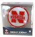 N Huskers Glass Night Light - OD-71003