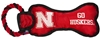 N Logo Bone Rope Toy Nebraska Cornhuskers, Nebraska Pet Items, Huskers Pet Items, Nebraska N Logo Bone Rope Toy, Huskers N Logo Bone Rope Toy
