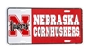 Nebraska Cornhuskers Colorblock License Plate Nebraska Cornhuskers, Nebraska Vehicle, Huskers Vehicle, Nebraska Nebraska Cornhuskers Colorblock License Plate, Huskers Nebraska Cornhuskers Colorblock License Plate