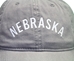 Nebraska EZA Adjustable Cap - Gray - HT-G7265