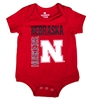 Nebraska Infant Onesie - Red Nebraska Cornhuskers, Nebraska  Infant, Huskers  Infant, Nebraska Nebraska Infant Onesie - Red, Huskers Nebraska Infant Onesie - Red