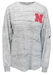 Puff Nebraska Oversize Marble Long Sleeve - AT-A9328