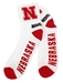 Nebraska Quarter Red Heel Toe Sock - AU-A7112