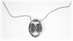 Oval Iron N Silver Necklace - DU-74213
