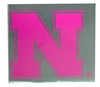 Pink Nebraska Color Shock Decal Nebraska Cornhuskers, Nebraska Vehicle, Huskers Vehicle, Nebraska Stickers Decals & Magnets, Huskers Stickers Decals & Magnets, Nebraska Pink Nebraska Color Shock Decal, Huskers Pink Nebraska Color Shock Decal
