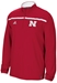 Red Adidas 1/4 Zip Huskers Sideline Long Sleeve Knit - AW-83000