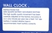 Nebraska State Chrome Wall Clock - OD-79579