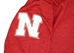Red Contrast Full Zip Nebraska Hooded Sweatshirt - AS-70067